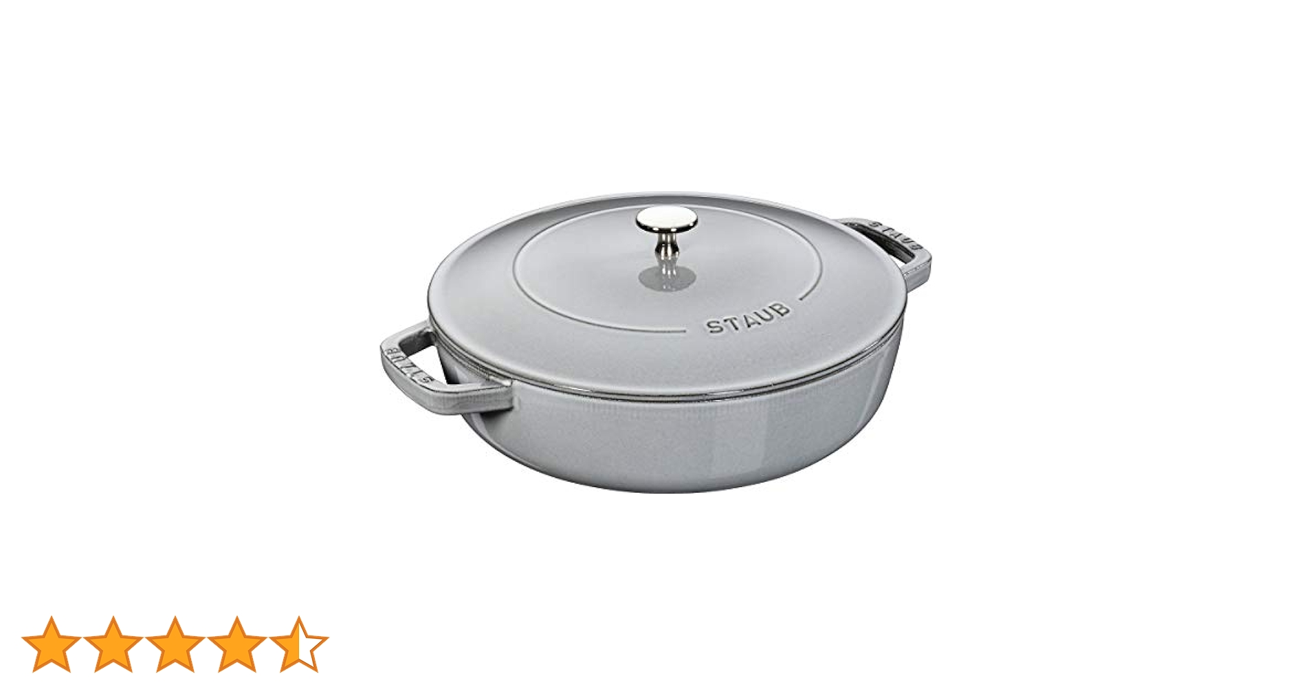 Amazon.co.jp: staub ストウブ 「 ブレイザー ソテーパン グレー